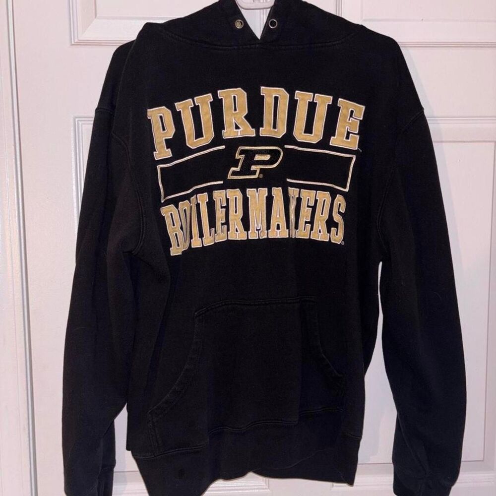 Men's Black and Green Hoodie
